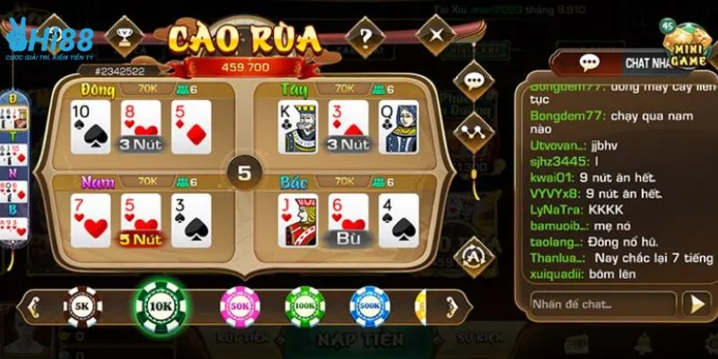 Tổng hợp thông tin về game Bài Cào Rùa