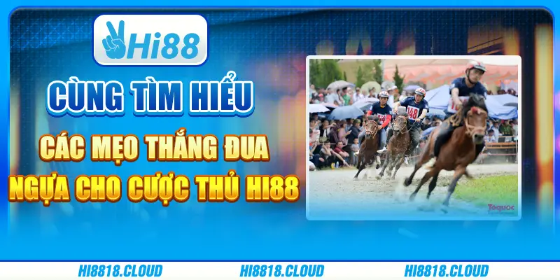 Cùng Tìm Hiểu Các Mẹo Thắng Đua Ngựa Cho Cược Thủ Hi88