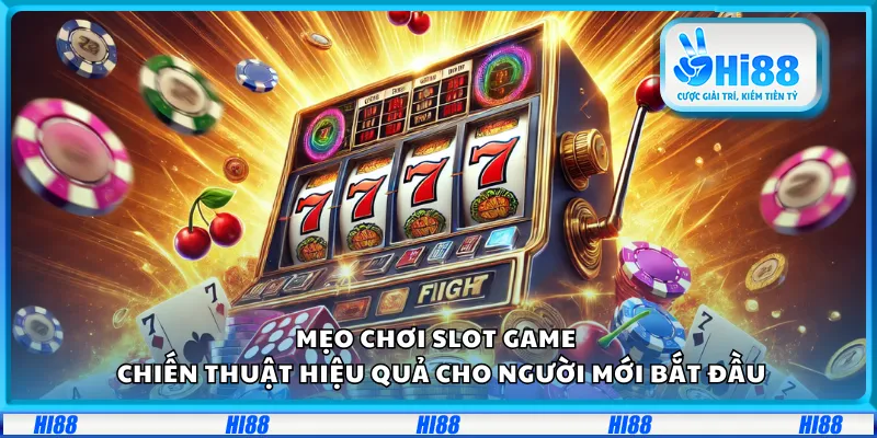 Mẹo chơi slot game – Chiến thuật hiệu quả cho người mới bắt đầu